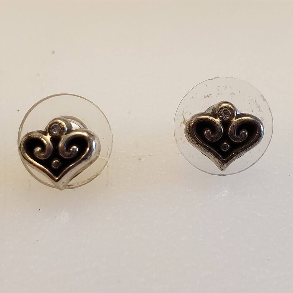 Brighton Alcazar Heart Mini Post Earrings
